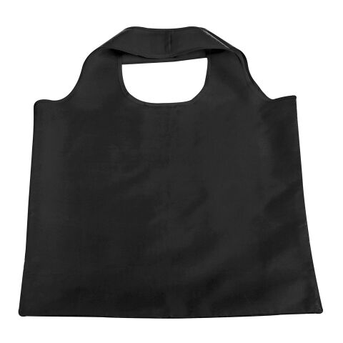 FOLA. Faltbare Tragetasche aus 190T Polyester Schwarz | ohne Werbeanbringung