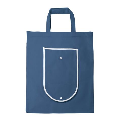 ARLON. Faltbare Einkaufstasche aus Non-woven (80 g/m²) Blau | ohne Werbeanbringung | Nicht verfügbar | Nicht verfügbar | Nicht verfügbar
