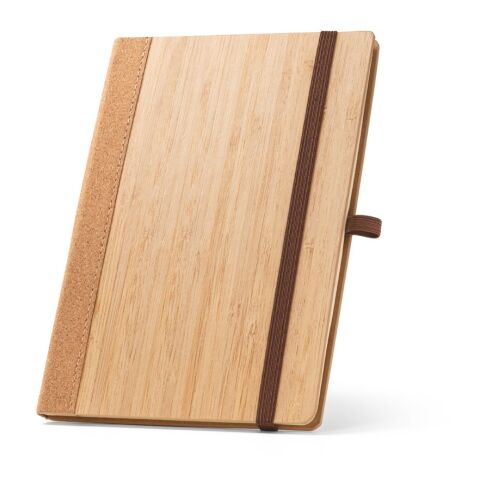 ORWELL. A5-Notizbuch aus Bambus- und Korkblättern mit linierten Blättern