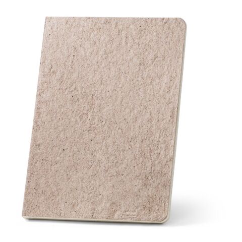 TEAPAD SEMI-RIGID. Notizbuch A5 mit semi-flexiblem Cover aus Teeblattverwertung (65%) Natur | ohne Werbeanbringung | Nicht verfügbar | Nicht verfügbar | Nicht verfügbar