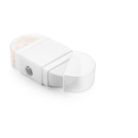 WYATT. Bleistiftspitzer 2-1 aus PP Weiß | ohne Werbeanbringung | Nicht verfügbar | Nicht verfügbar | Nicht verfügbar