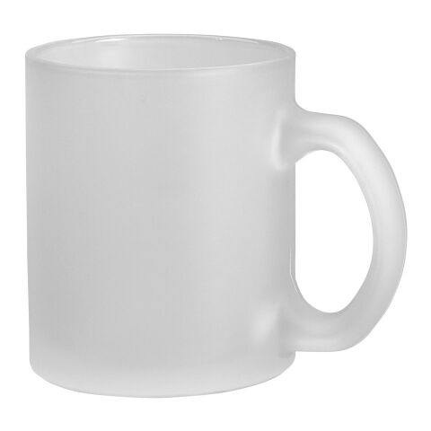 KENNY II. Tasse aus Glas 340 mL Weiß | ohne Werbeanbringung