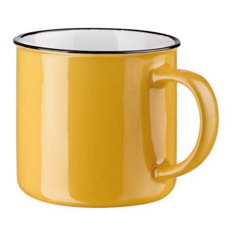 VERNON. Tasse aus Keramik 340 mL Gelb | ohne Werbeanbringung