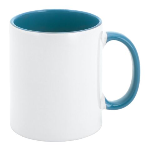 MOCHA. Keramikbecher ideal für Sublimation Hellblau | ohne Werbeanbringung