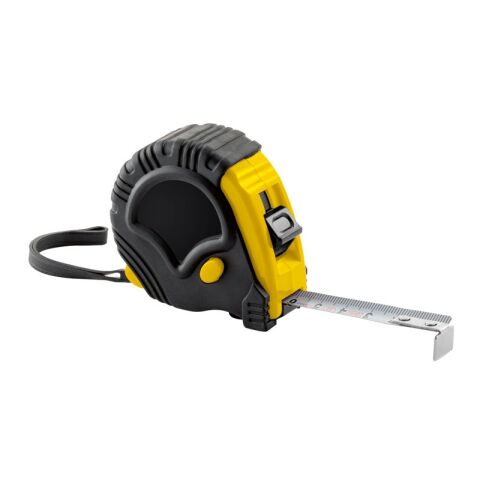 Werbeartikel GULIVER V. Maßband 5m aus ABS – gelb – mit Logo bedruckt