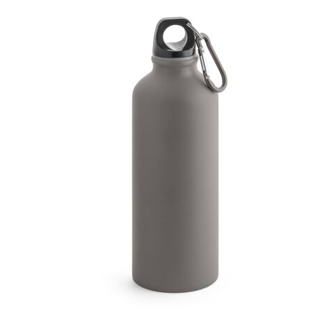 COLLINA. Aluminiumflasche mit Karabiner 540 ml Dunkelgrau