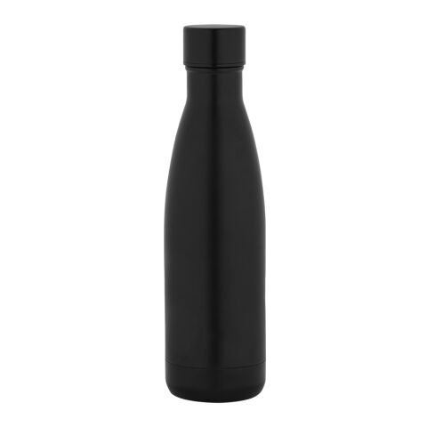 RE-BUFFON M. Thermoskanne aus 93% recyceltem Edelstahl 520 mL Schwarz | 1-farbiger Siebdruck