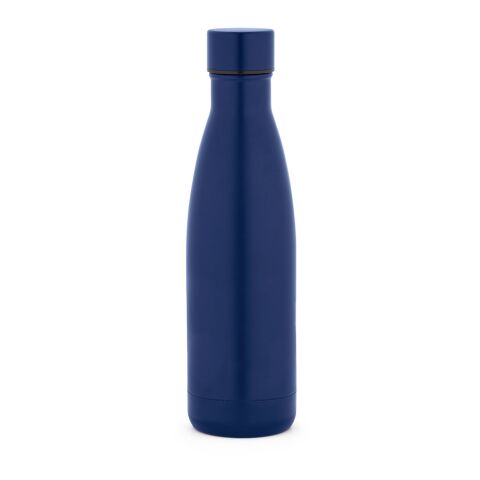 Firmengeschenk Thermosflasche RE-BUFFON M – dunkelblau – mit Gravur 520 ml nachhaltig vakuumisoliert auslaufsicher für das Mitarbeiter-Onboarding