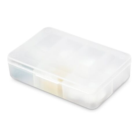 JIMMY. Tablettenbox mit 7 Fächern weiss | ohne Werbeanbringung | Nicht verfügbar | Nicht verfügbar | Nicht verfügbar