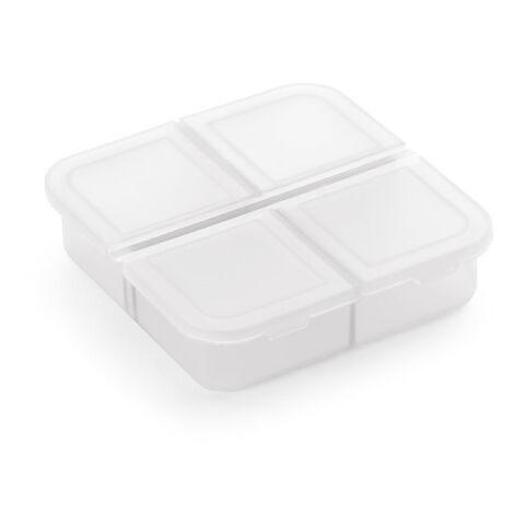 ROBERTS. Tablettenbox mit 4 Fächern weiss | ohne Werbeanbringung | Nicht verfügbar | Nicht verfügbar | Nicht verfügbar