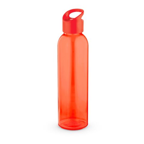 Werbeartikel PORTIS GLASS. Glasflasche mit PP-Verschluss 500 ml – Rot
