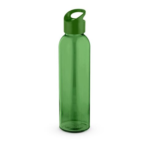 Werbeartikel PORTIS GLASS. Glasflasche mit PP-Verschluss 500 ml – Grün