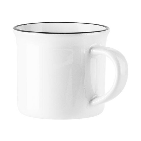 SELDEN. Tasse aus Keramik (280ml) für Sublimation Weiß | ohne Werbeanbringung