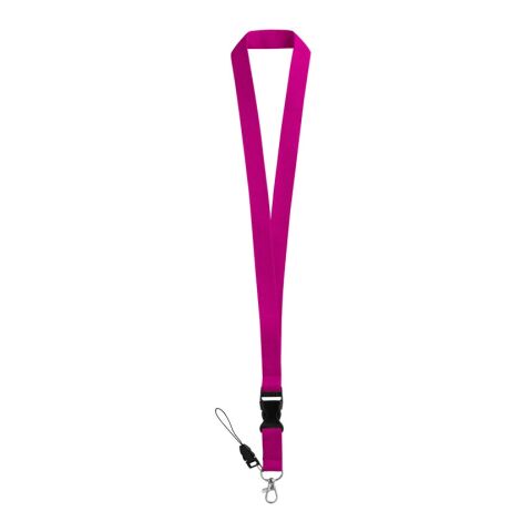 ANQUETIL. Lanyard aus Polyester Violett | ohne Werbeanbringung