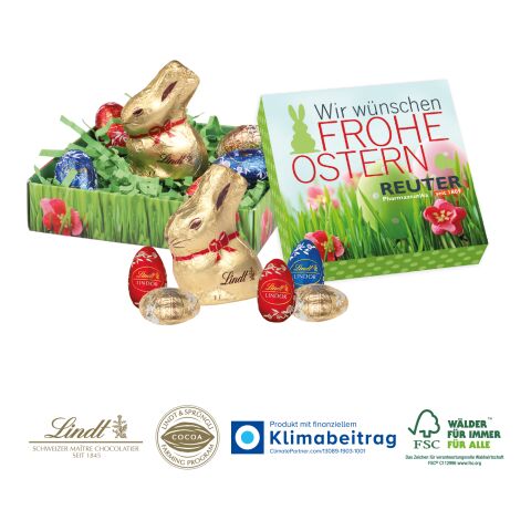 Osternest mit Schokolade von Lindt, Klimaneutral, FSC® 