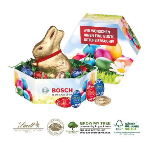 Großes Osternest Mit Schokolade Von Lindt bunt | 4C Digital-/Offsetdruck