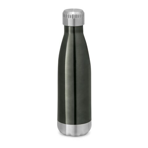 Firmengeschenk Thermosflasche SHOW – gewehrmetall – mit Gravur 510 ml edelstahl vakuumisoliert auslaufsicher für den Außendienst