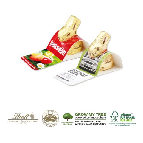 Goldhase Von Lindt Im Werbeaufsteller, 10 G
