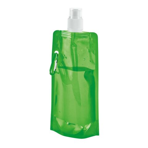 KWILL. 460 ml PE-Faltflasche Grün | ohne Werbeanbringung