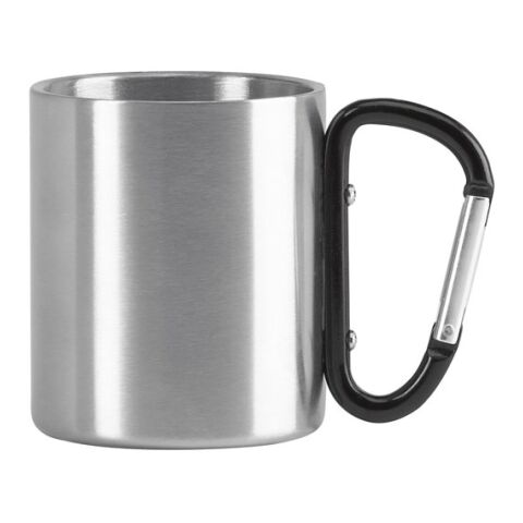 WINGS. Edelstahlbecher 230 ml Schwarz | ohne Werbeanbringung