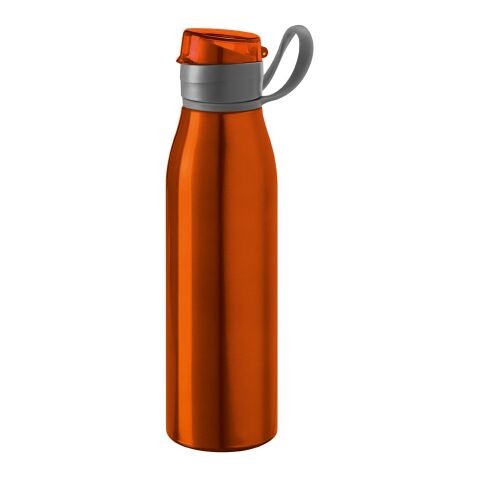KORVER. Sportflasche aus Aluminium 650 mL Orange | ohne Werbeanbringung