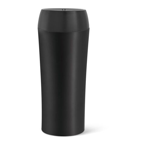 MONARDA. Reisebecher aus Edelstahl und PP, 470 ml Schwarz | ohne Werbeanbringung | Nicht verfügbar | Nicht verfügbar | Nicht verfügbar