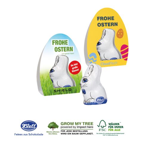 Osterhase Von Klett, 12,5 G bunt | 4C Digital-/Offsetdruck