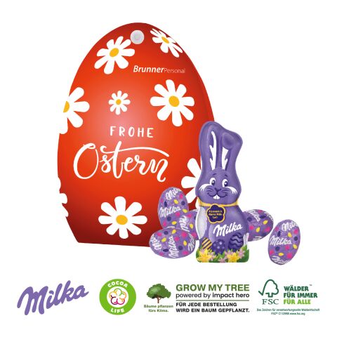 Werbe-Osterei Mit Schokoladenmischung Von Milka