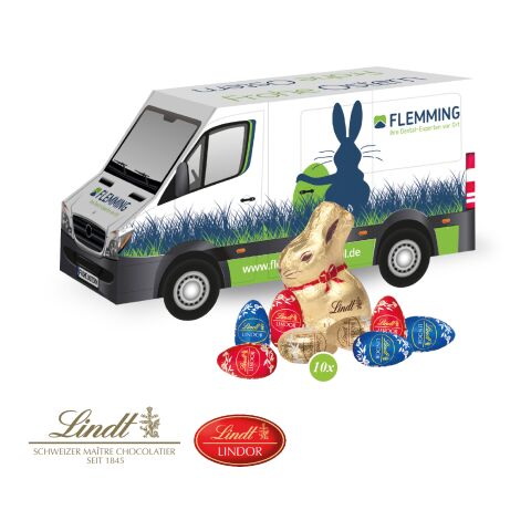 3D Präsent "Transporter" Ostern mit Lindt Schokoladenmischung