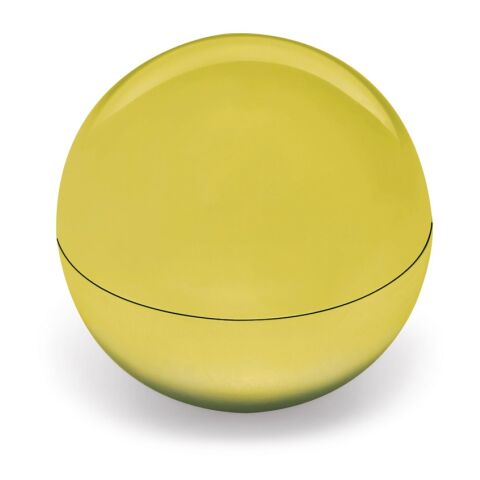 Werbeartikel ALBA. Lippenbalsam. Gehäuse aus ABS – gold – mit Logo bedruckt