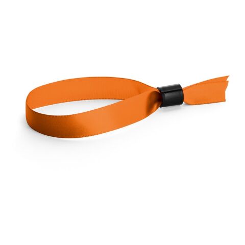 SECCUR. Veranstaltungsarmband aus Satin Orange | ohne Werbeanbringung | Nicht verfügbar | Nicht verfügbar | Nicht verfügbar