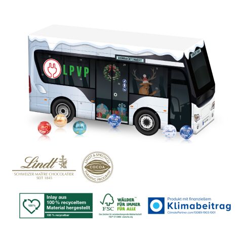 3D Adventskalender Lindt „Bus“ ohne Werbeanbringung | 95371-W