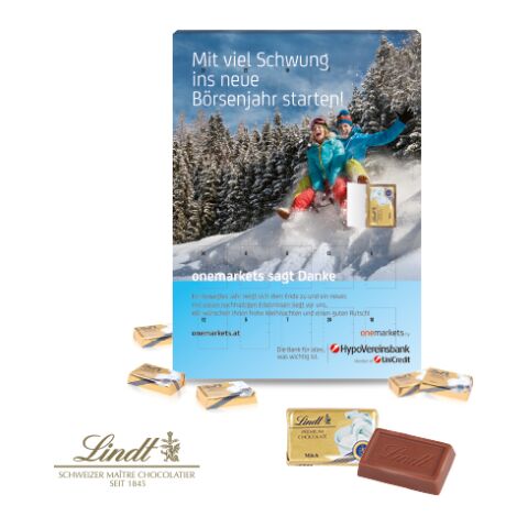 Wand-Adventskalender Lindt &quot;Select Edition&quot; bunt | 4C Digital-/Offsetdruck