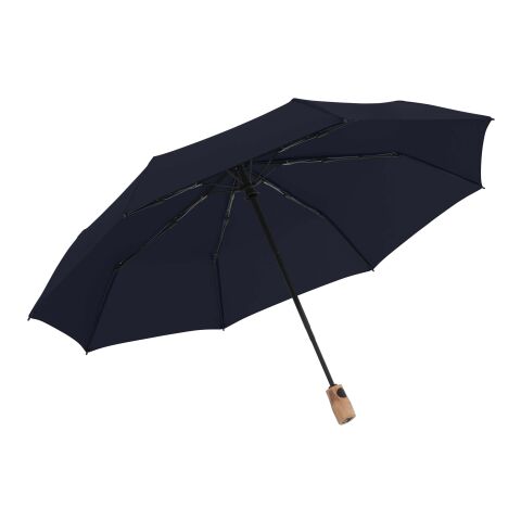 Werbeartikel Knirps Timber duomatic – navy – mit Logo bedruckt