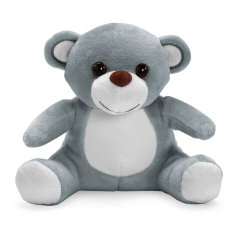 Werbeartikel BEARY. Plüschtier Teddybär – Grau – mit Logo bedruckt