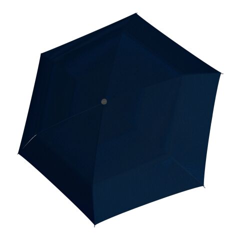 Premium-Werbeartikel Taschenschirm Knirps AS.050 – marineblau – mit Logodruck 25cm 190g leichter kompakter Regenschirm