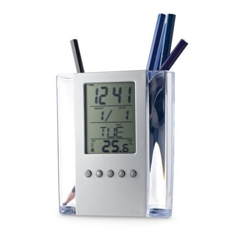 EDEM. Digitale Multifunktions-Tischuhr mit Stiftehalter