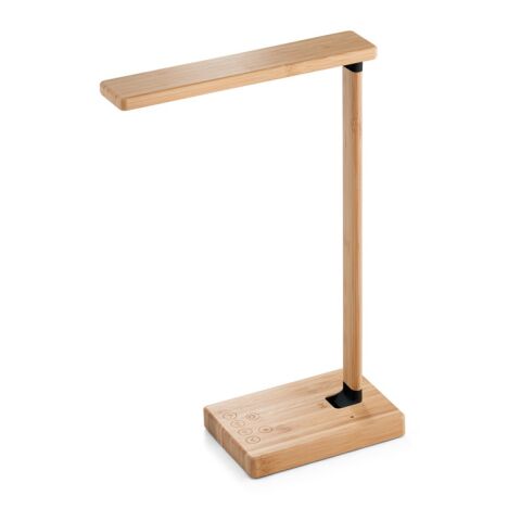 MOREY. Klappbare Schreibtischlampe mit superschnellem kabellosem 15W-Ladegerät aus Bambus Natur | ohne Werbeanbringung | Nicht verfügbar | Nicht verfügbar | Nicht verfügbar