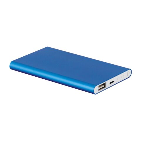 MARCET. Powerbank Slim 4&#039;000 mAh aus Recyceltes Aluminium (100% rAL) und Recyceltes ABS (100% rABS) Hellblau | ohne Werbeanbringung