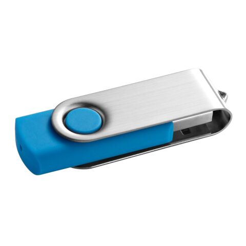 CLAUDIUS 16GB. USB-Stick mit Metallclip 16 GB Hellblau | ohne Werbeanbringung