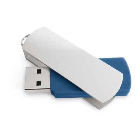 Werbeartikel BOYLE 8GB. USB-Stick mit Metallclip 8 GB – Blau – mit Logo bedruckt
