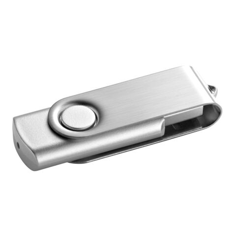 CLAUDIUS 8GB. USB-Stick 8 GB mit Metallclip Silber | ohne Werbeanbringung