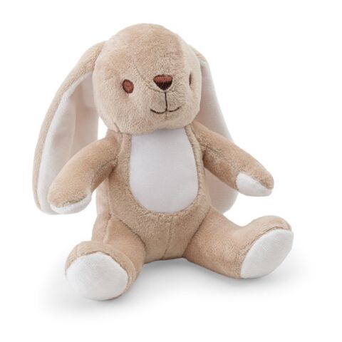BUGS. Plüschtier aus Polyester in Form eines Hasen, mit Stoff, der sich zur Personalisierung eignet Beige | ohne Werbeanbringung | Nicht verfügbar | Nicht verfügbar | Nicht verfügbar