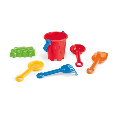 VALLARTA. StrandEimer aus PP mit 5 Zubehörteilen