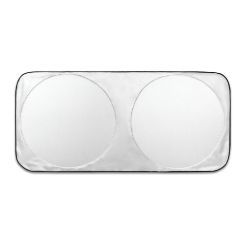 CLYDE. Autosonnenschutz aus 210D Polyester Grau | ohne Werbeanbringung | Nicht verfügbar | Nicht verfügbar | Nicht verfügbar