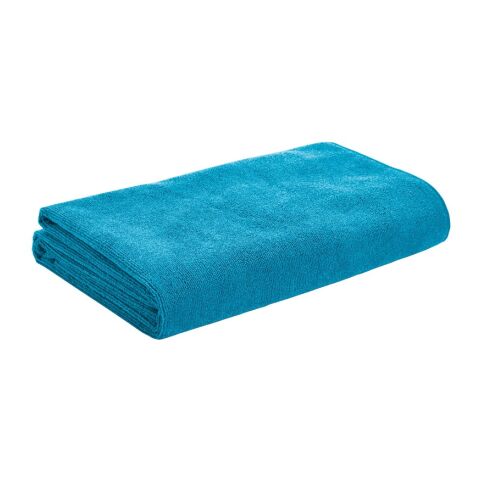 CALIFORNIA. Strandtuch aus Mikrofaser (250 g/m²) Hellblau | ohne Werbeanbringung