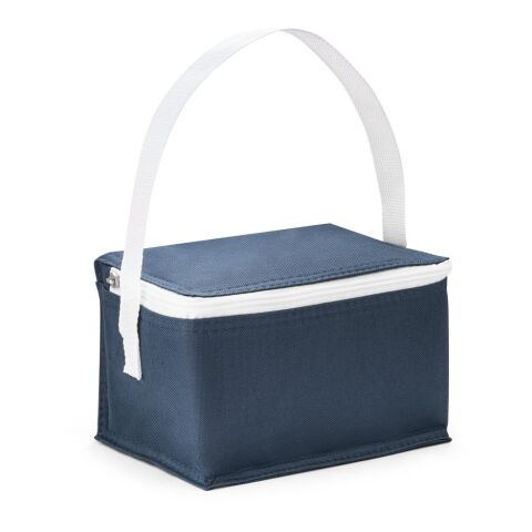 Werbeartikel JEDDAH. Kühltasche 3l aus 600D Polyester – Blau – mit Logo bedruckt