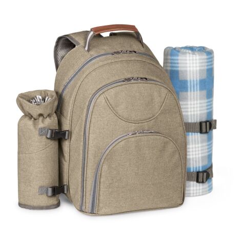 VILLA. Thermischer Picknick-Rucksack aus 600D, hochdichtem, recyceltem Polyester