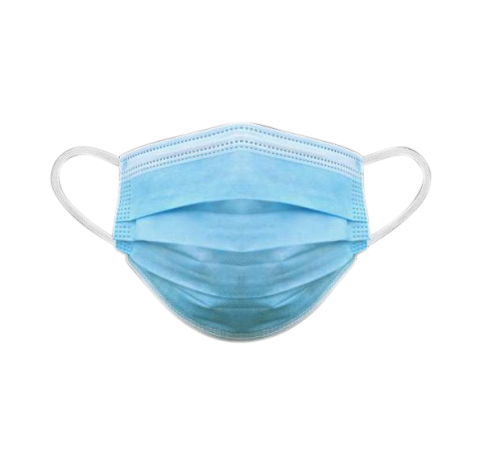 Chirurgische Atemschutzmaske 3-lagig aus Nonwoven ohne Werbeanbringung | Typ I