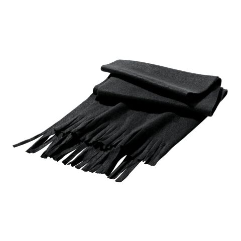 JASON. Schal aus Fleece (200g/m²) Schwarz | ohne Werbeanbringung